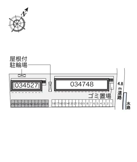 ★手数料０円★福岡市博多区豊２丁目 月極駐車場